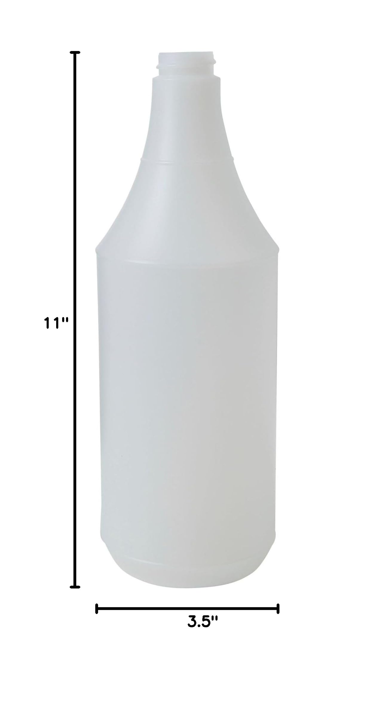 Boardwalk BWK00032 32 oz. Embossed Spray Bottle - Clear (24/Carton)