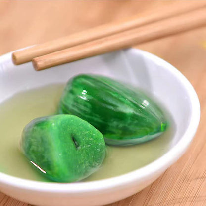 腊八蒜 翡翠绿蒜 新鲜绿蒜,Laba Garlic, Jade Garlic, Fresh Green Garlic Pickled Vegetable, Pickled with Vinegar, Pickled Garlic, 糖醋大蒜Shandong Special（260g/bag）