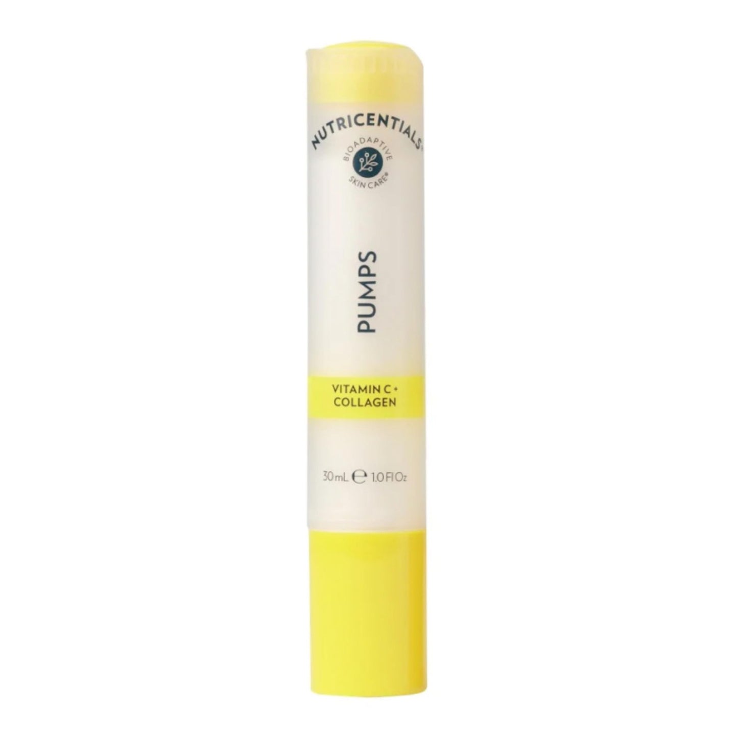 Nu Skin Nutricentials Vitamin C + Collagen Pump - Powerful Skin Serum | Hydration, and Luminous Complexion | Vegan Collagen, Fine Line Reduction Skin Care (1 fl oz)