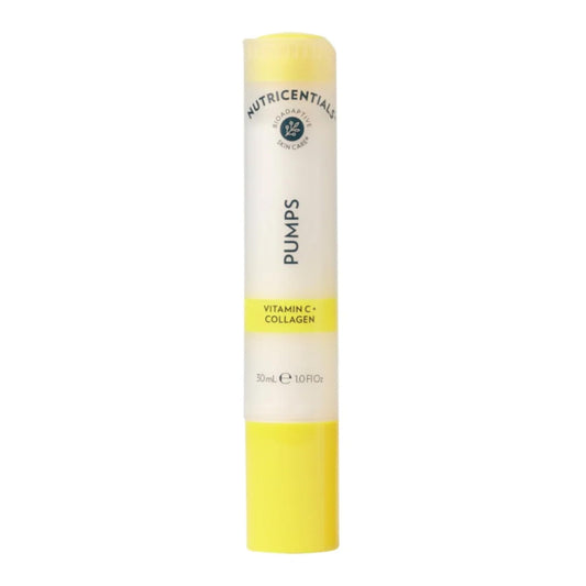 Nu Skin Nutricentials Vitamin C + Collagen Pump - Powerful Skin Serum | Hydration, and Luminous Complexion | Vegan Collagen, Fine Line Reduction Skin Care (1 fl oz)
