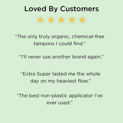Organic Cotton Period Care Set: Tampons, Pads & Liners