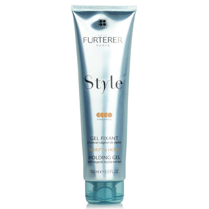 Rene Furterer STYLE Holding Gel - Sculpts & Styles with Strong Hold - With Moisturizing Jojoba Extract - For All Hair Types - Vegan & Silicone-Free - 5.0 fl. oz.