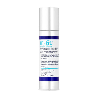 m-61 Hydraboost HA Gel Moisturizer | Oil-Free, Lightweight Gel Moisturizer With Hyaluronic Acid, Vitamin B5, Aloe. Cooling, Light Hydration. For All Skin Types - 1.7 Fl Oz