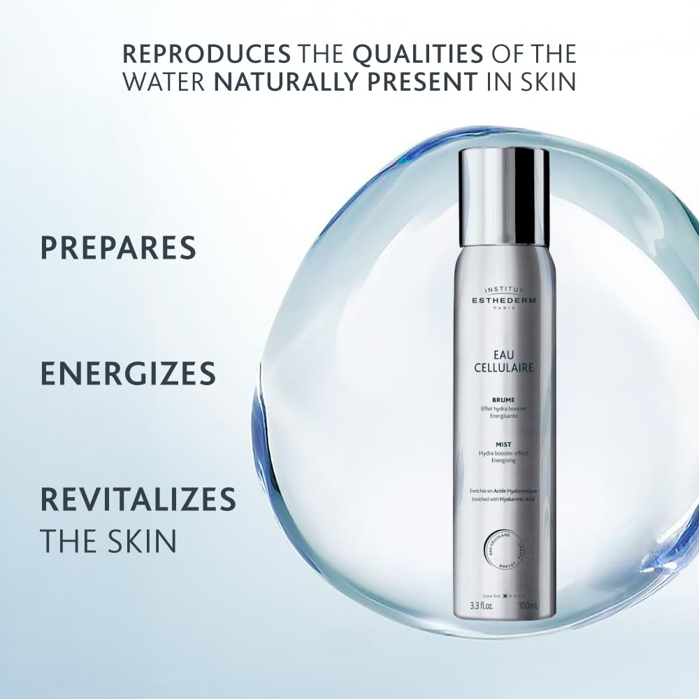Institut Esthederm - Cellular Water Face Mist - Moisturizing Effect - Energizing - All Skin Types