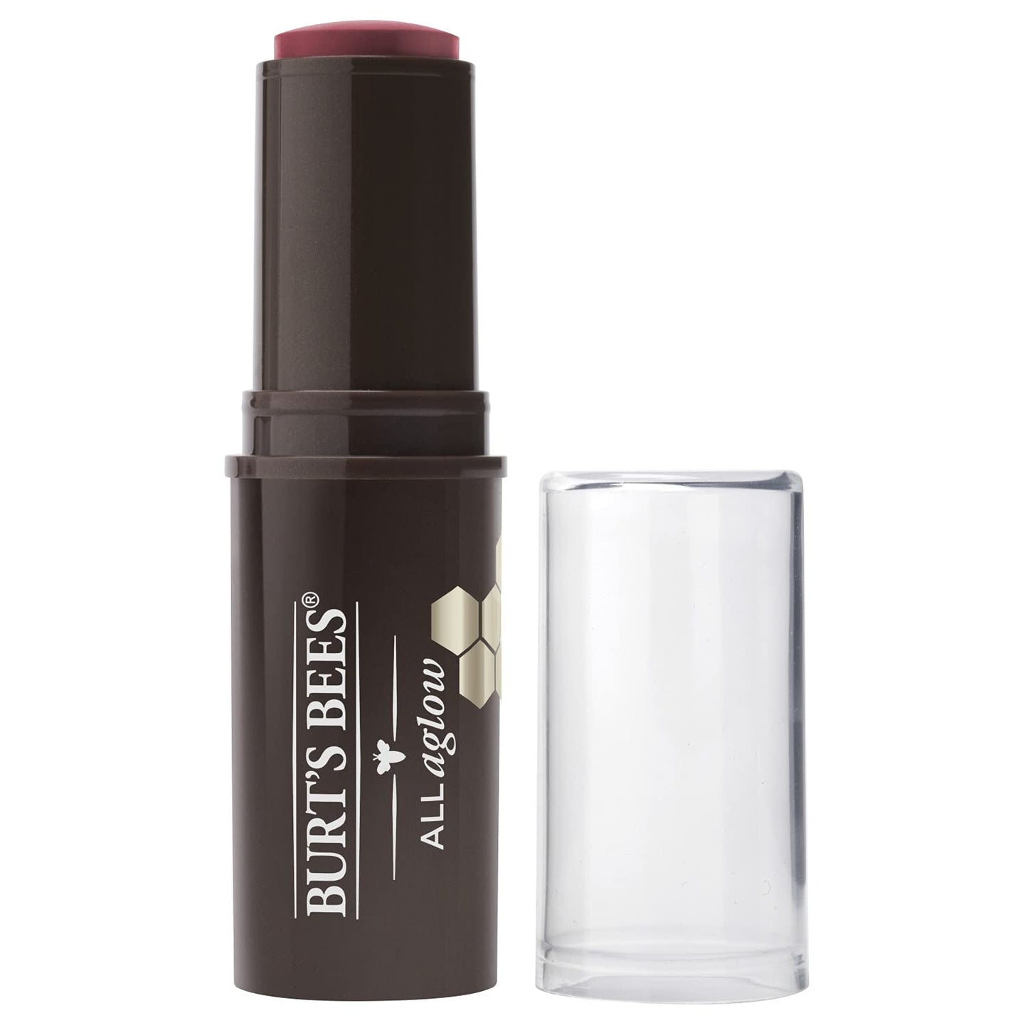 Burts Bees 100% Natural All Aglow Lip & Cheek Stick, Dahlia Dew - 1 Tube