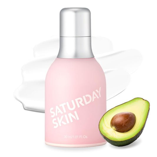 Saturday Skin Wide Awake Brightening Cream Illuminating Eye Cream for Wrinkles, Puffy Eyes+Dark Circles Lightweight, Moisturizing, Deeply Hydrates, Anti Aging Reduce Fine Lines 1.01 Fl Oz (30ml)
