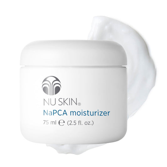 NuSkin NaPCA Moisturizer | Hydrating & Soothing Moisturizer with Vitamin E & Aloe Vera | Non-Greasy Formula for All Skin Types | Locks in Moisture for All-Day Hydration | 2.5 fl. oz. | 1 Pack