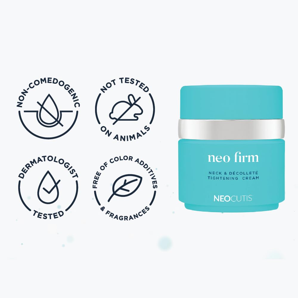 NEOCUTIS Neo Firm - Neck and Décolleté Firming Cream - Skin Tightening and Anti-Aging - 50ml