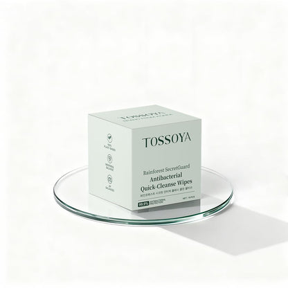 Tossoya™ Gentle Intimate Wipes - pH Balanced Feminine Cleansing Wipes for Sensitive Skin - Quick-Dry & Refreshing Daily Care - Individually Wrapped - Plant-Based Formula -10 Count (Pack of 1)
