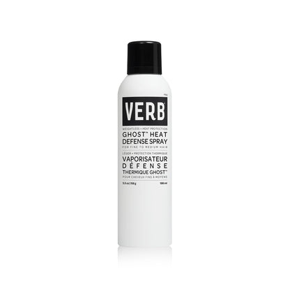 VERB Ghost Heat Defense Spray - Weightless Heat Protection + Shine - for Fine to Medium Hair - Vegan, Free of Harmful Sulfates