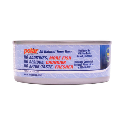 MW Polar Tuna, All Natural Solid White Albacore in Water, 5 Oz, Pack of 24