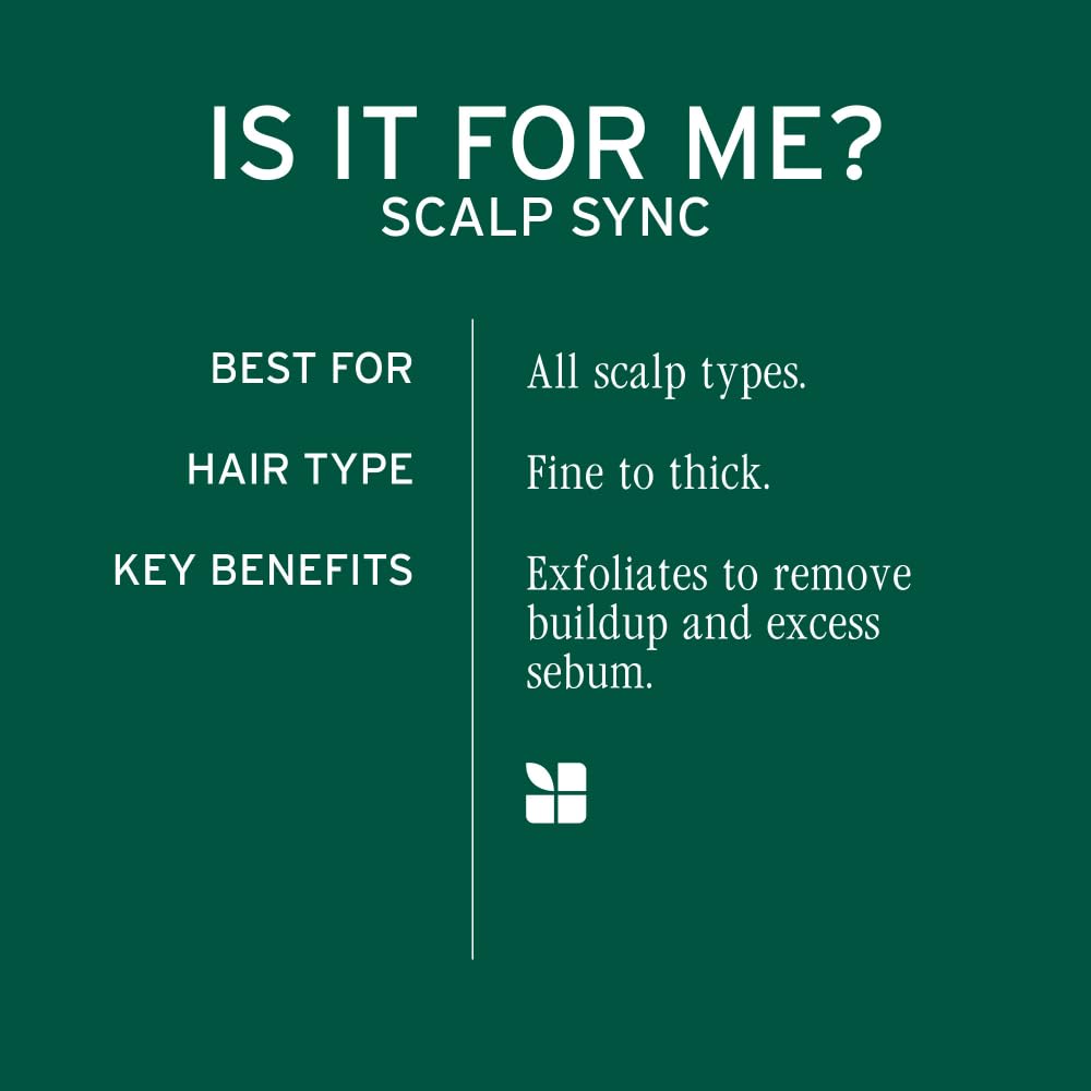 Biolage Scalp Sync Purifying Concentrate - Exfoliating & Clarifying Dry Scalp Treatment, Refreshing & Reinvigorating, Fermented Tea Blend & Glycolic Acid