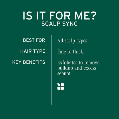 Biolage Scalp Sync Purifying Concentrate - Exfoliating & Clarifying Dry Scalp Treatment, Refreshing & Reinvigorating, Fermented Tea Blend & Glycolic Acid