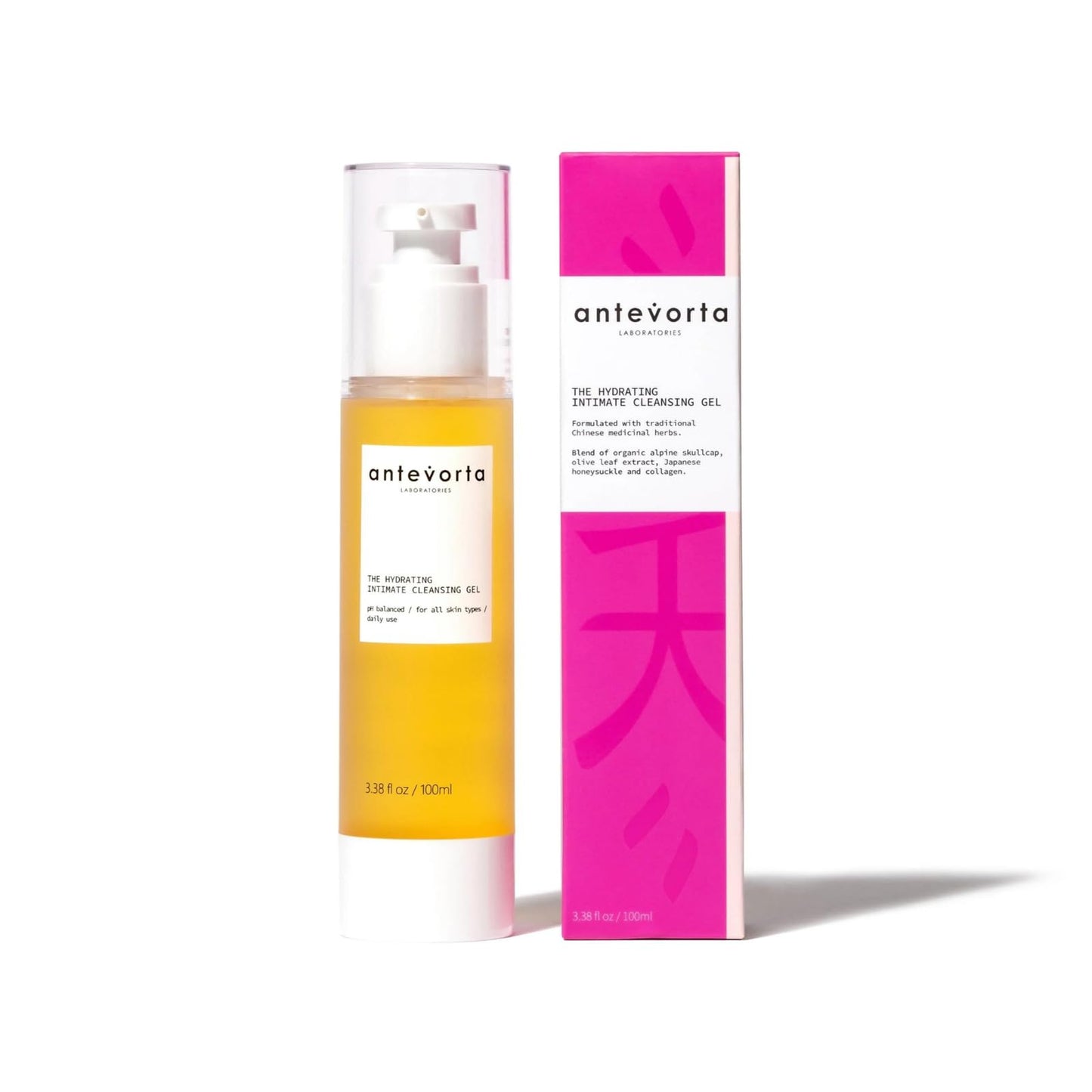 Antevorta Feminine Wash for Vaginal Health - Intimate Cleansing Gel - Soothes Dryness, Itch, & Order - Menopause Irritability, Natural pH Balanced, Regular to Sensitive Skin