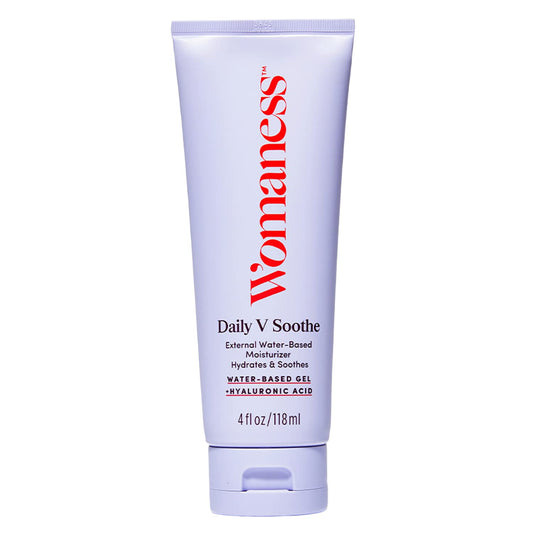 Womaness Daily V Soothe - Vaginal Moisturizer for Vaginal Dryness & Moisture - External Hyaluronic Acid Gel for Vaginal Wetness - Silicone-Free, Estrogen & Hormone-Free Vaginal Health Support - 4oz