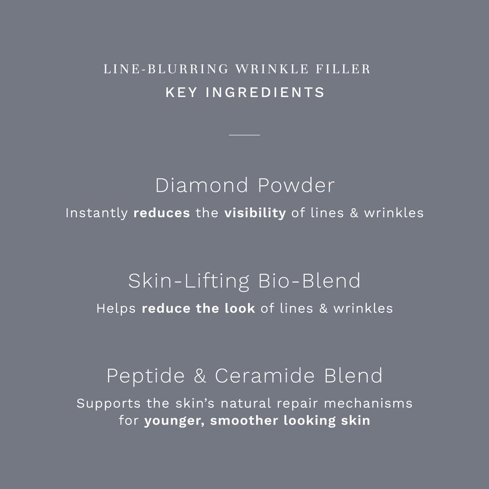 City Beauty Line-Blurring Wrinkle Filler – Spot Solution for Wrinkles & Fine Lines – Smooth, Firm & Hydrated Skin for Face & Neck – Clean Formula with Peptides & Diamond Powder