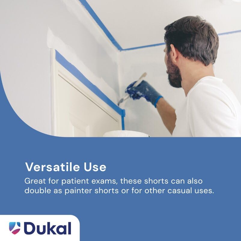 Dukal Patient Exam Wear, Short, Non-Sterile, Unisize, Dark Blue (5 Bags/Case 10 Bag) (Pack of 50)
