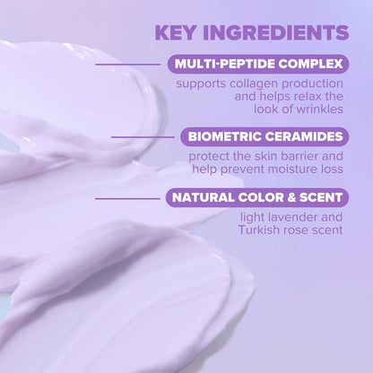 ClarityRx Better With Age Multi-Peptide Anti-Aging Facial Moisturizer, Natural Lifting & Tightening Face Cream, Plant Based, Cruelty Free, Paraben Free (1.7 oz)