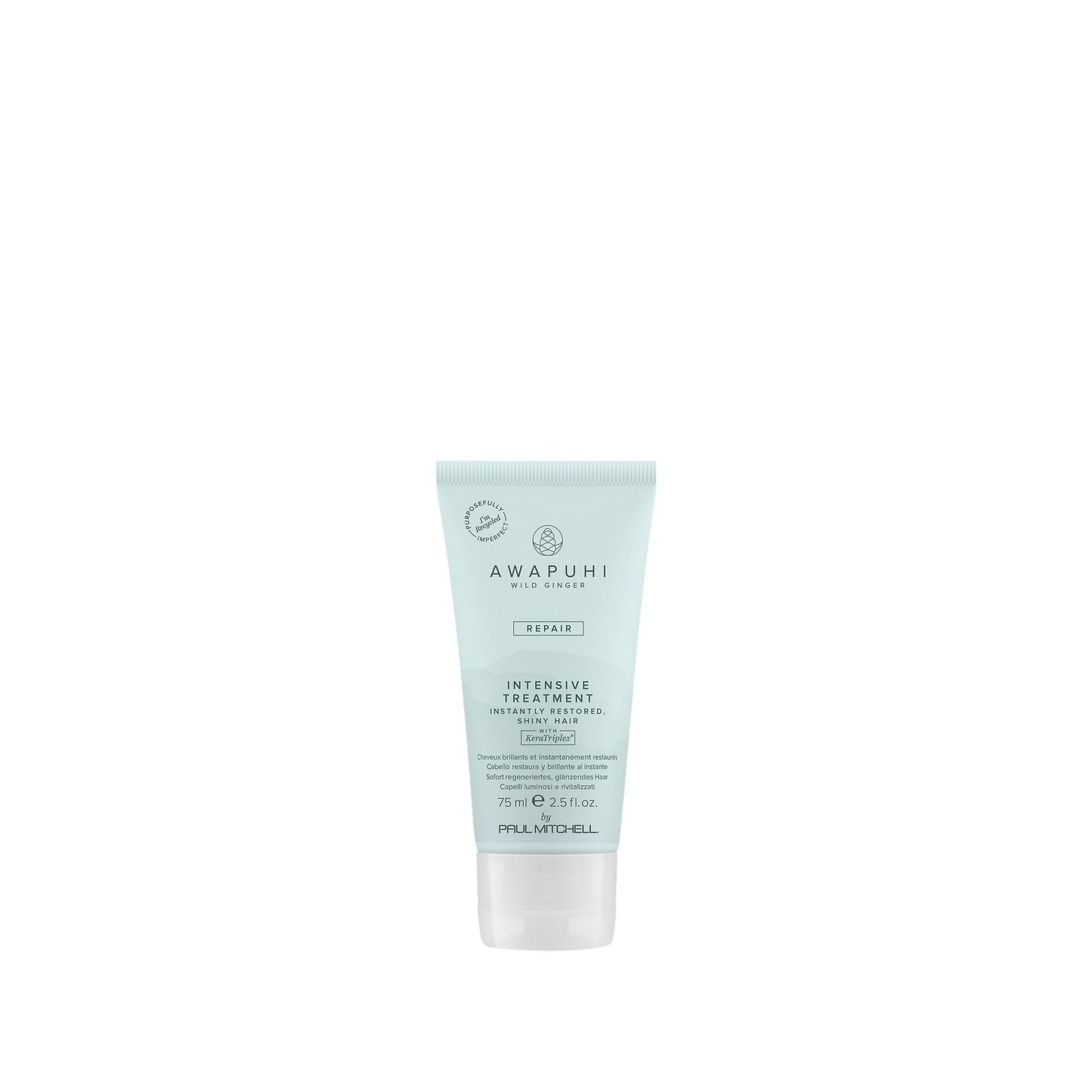 Awapuhi Wild Ginger by Paul Mitchell Intensive Treatment, Rebuilds + Repairs, For Dry, Damaged + Color-Treated Hair