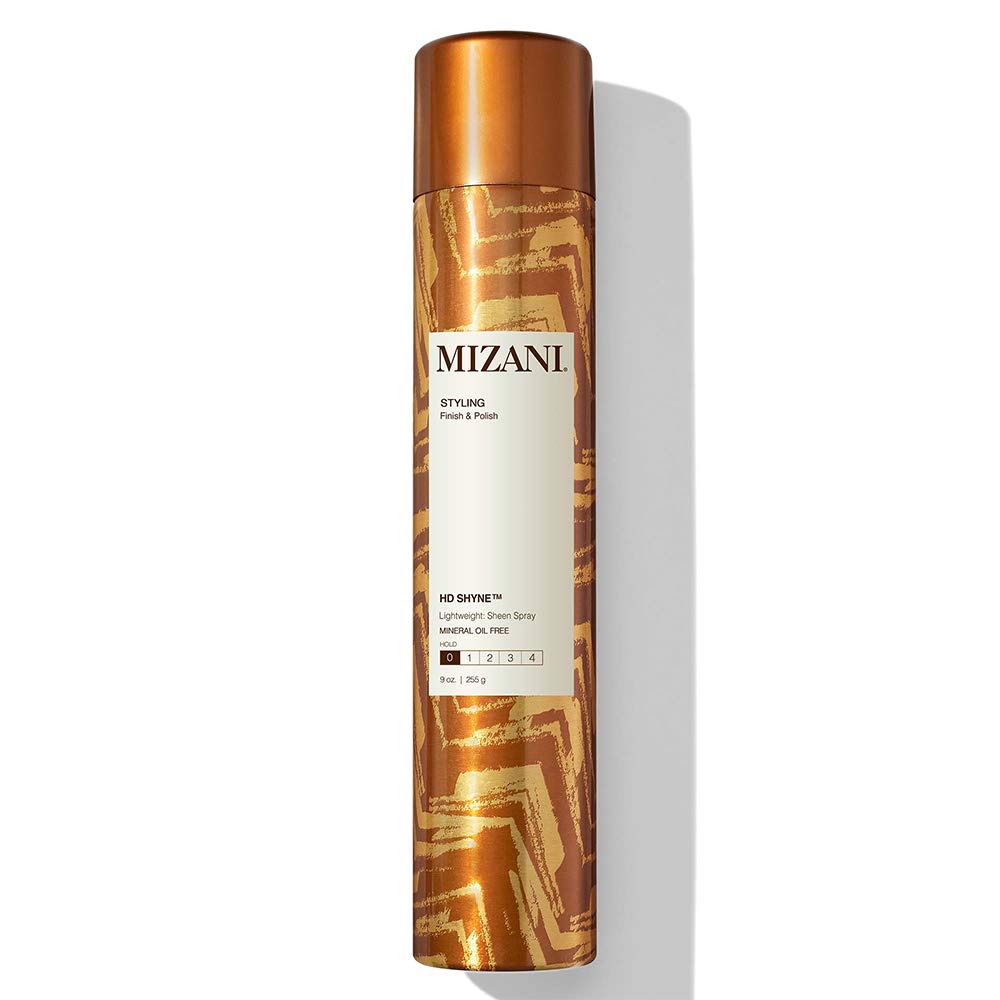 MIZANI HD Shyne Lightweight Hairspray - Weightless, Oil-Free Formula, Shine & Nourishment