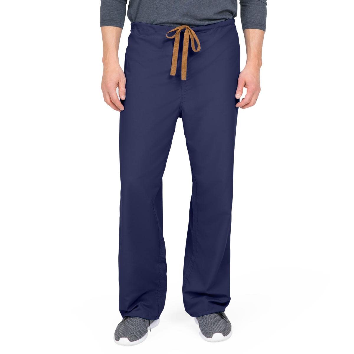 Medline PerforMAX Reversible Drawstring Scrub Pant, ANG-CC, Medium, Navy