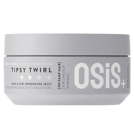 OSiS+ Tipsy Twirl Curl Cream, 10.1 Fl Oz – Medium Hold Curl Enhancer for Defined Waves, Lightweight Volume & Humidity Protection