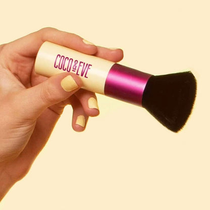 Coco & Eve Sunny Honey Bali Bronzing Bundle (Medium). All Natural Sunless Tanning Mousse. Instant Self Tanning Lotion with Bronzer, Mitt Applicator and Kabuki Brush.