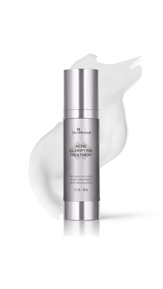 SkinMedica Acne Clarifying Treatment - Our Acne Treatment to Reduce Post-Acne Marks and Reinforce the Skin Barrier, 2 Fl Oz