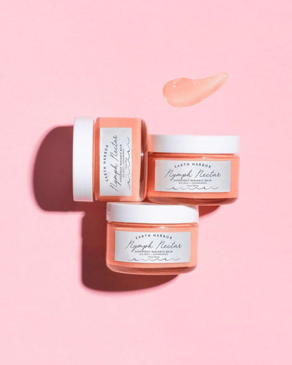 Earth Harbor | NYMPH NECTAR Superfruit Radiance Balm | Deep Moisturizer and Sleeping Mask | Superberries + Sea Fruit | 100% Natural + Vegan | 1 oz