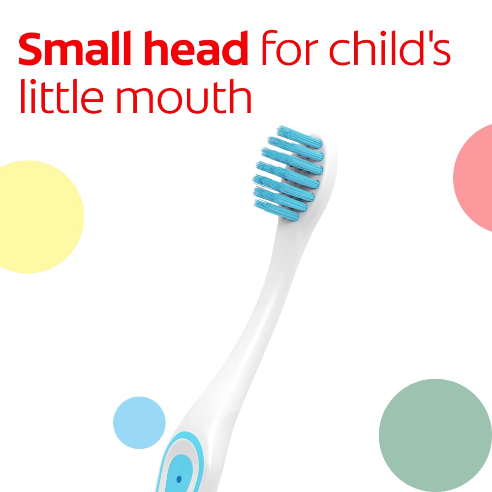 Colgate My First Baby and Toddler Toothbrush, Extra Soft Infant Training Toothbrush, Ages 0-2, 6 Count