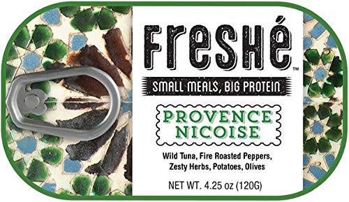 Freshé Gourmet Canned Tuna (Provence Nicoise, 10 Pack) Healthy High-Protein Snack & Ready to Eat Meal – Premium All-Natural, Non-GMO, Wild Caught Tuna – Gluten Free, Keto Diet Friendly