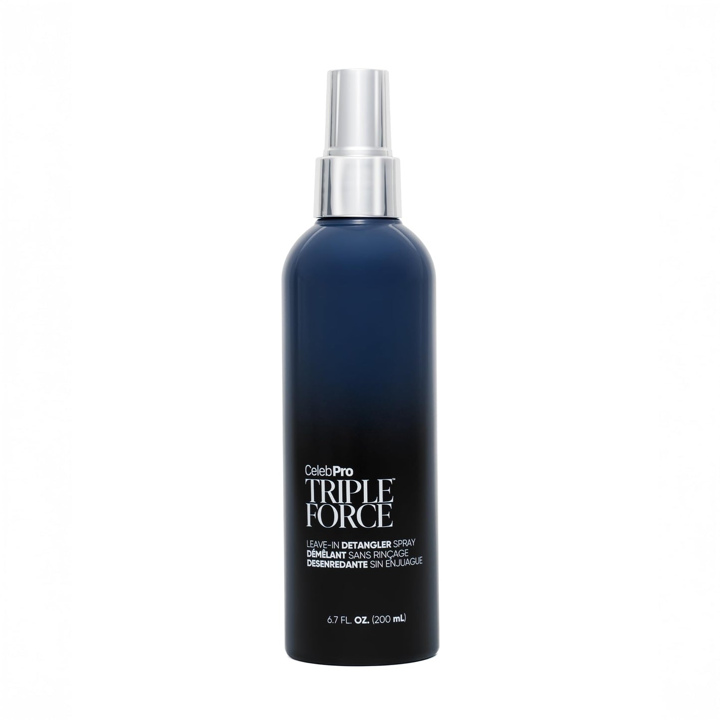 Celeb Luxury CelebPRO TRIPLE FORCE Leave In Conditioner Spray, Detangler and Conditioner for All Hair Types, 6.7oz
