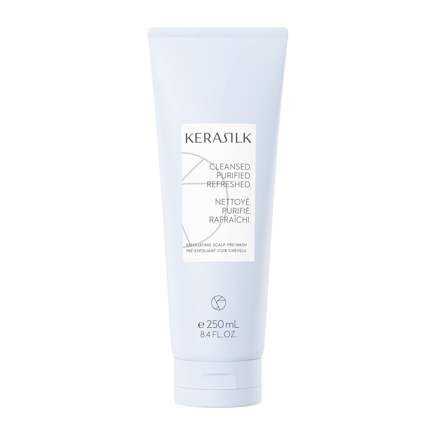 KERASILK Exfoliating Scalp Pre-Wash | Gentle & Deep Cleansing | Removes Excessive Sebum & Dead Skin Cells | Leaves Scalp Feeling Cleansed & Soothed | For All Scalp Types | 250ml