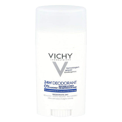 Vichy 24-Hour Dry-Touch Aluminum Free Deodorant, Stick, 1.35 Oz.