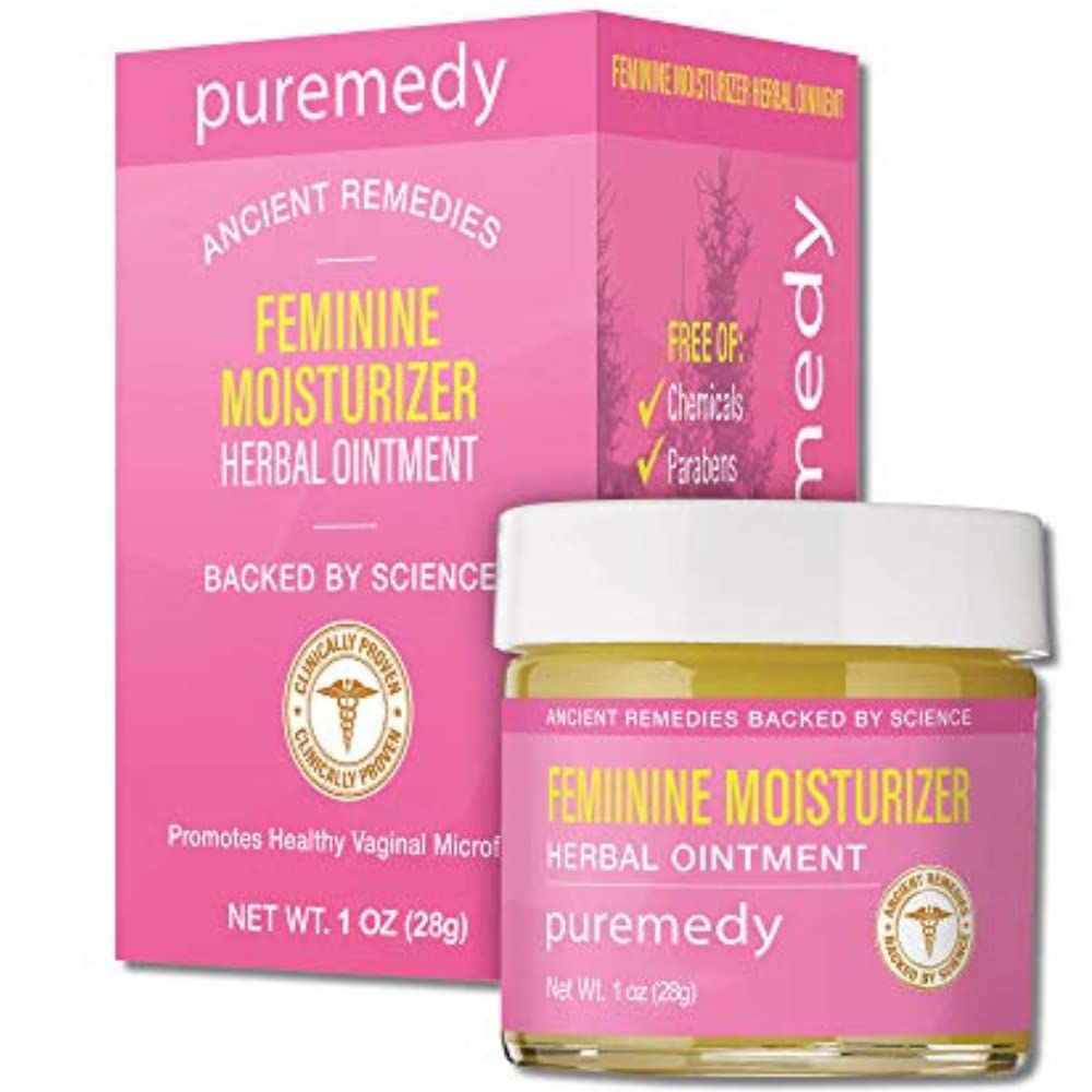 Puremedy - Feminine Herbal Salve - All-Natural Moisturizing Comfort Balm with Calendula & Elder Flower for Feminine Wellness, 1oz