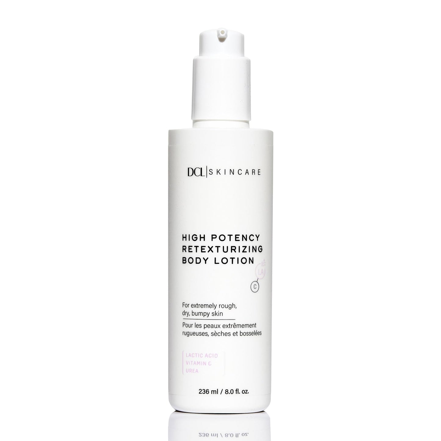DCL Skincare High Potency Retexturizing Body Lotion for Smooth, Renewed Skin, 8 Fl oz
