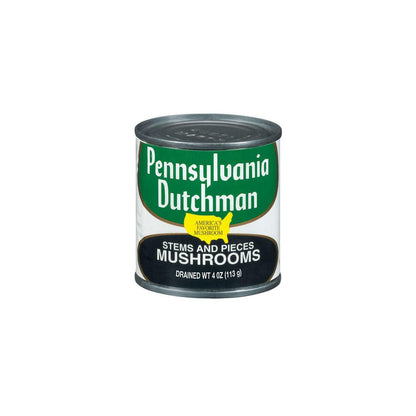 Mushrooms Stems and Pieces 4 OZ (Pack of 12) F