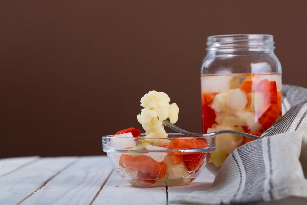 Uncle Giuseppe’s Giardiniera – 32 fl oz Jar – Italian-Style Pickled Vegetable Medley, Crisp & Zesty, All-Natural (Pack of 1)