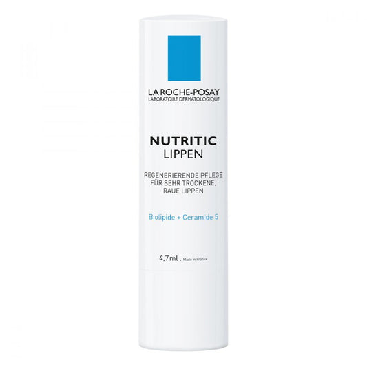 La Roche-Posay Nutritic Lip Balm for Very Dry Lips, Soothes and Repairs Chapped Lips with Shea Butter and Ceramides, 0.15 Fl Oz (Pack of 1)