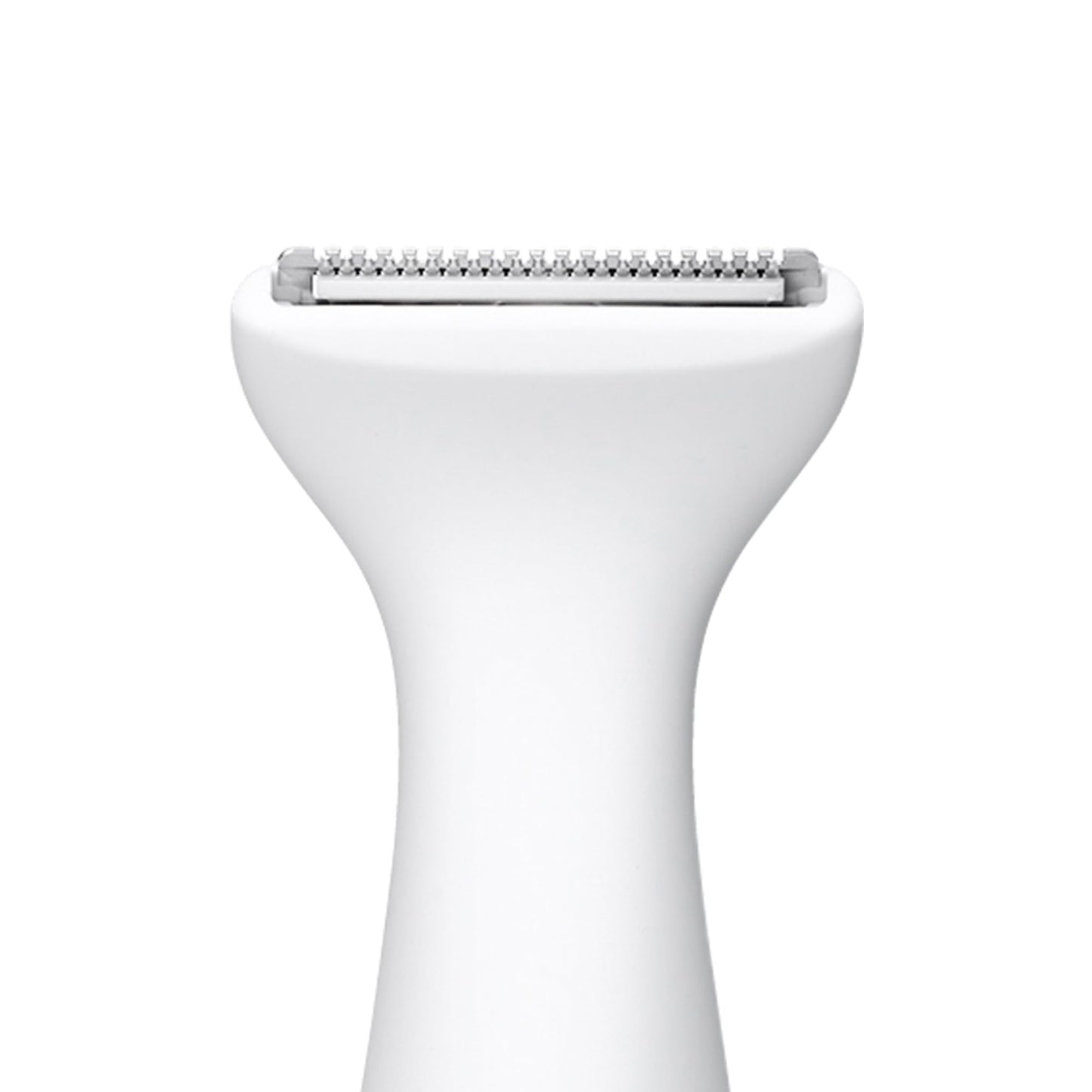 Panasonic Bikini Trimmer and Shaver for Women with 4 Attachments for Fast Easy Gentle Grooming in Intimate Areas, Use Wet/Dry, Electric Razor, Battery-Operated – ES-WV62-H (White/Silver)
