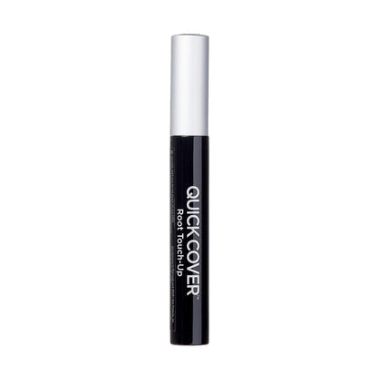 RED by KISS Quick Cover Root Touch Up Rescue (Black 2 Pack), Mascara Natural Water-Resistant Temporary Gray Concealer Cover Up Brush for Hair Mustache & Beard, Formulated with Jojoba Oil