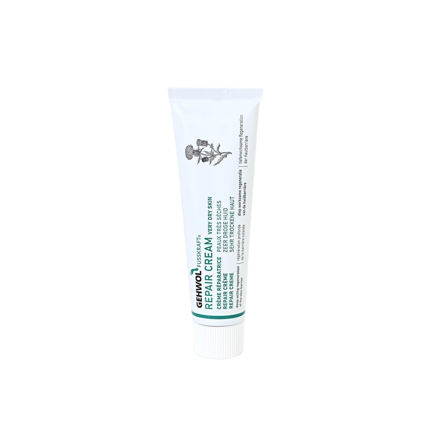 GEHWOL Repair Cream – Intensive Care for Very Dry, Damaged Skin, Deep Skin Barrier Repair, 2.6 oz / 75 ml