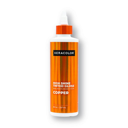 Keracolor High Shine Tinted Hair Gloss, In-Shower Hair Glaze, Sheer Color-Enhancing Glossing Treatment, Copper, 8 Fl Oz