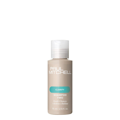 Paul Mitchell Shampoo Two, Clarifying Shampoo, Deep Cleanses + Removes Buildup, For All Hair Types, Especially Oily Hair
