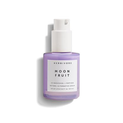 HERBIVORE Bakuchiol Retinol Alternative Moon Fruit Face Serum EXTRA STRENGTH – 1% Bakuchiol + Peptides, Smooths Skin, Reduces Fine Lines & Wrinkles, Plant-based, Vegan, Cruelty-free, 30mL / 1 oz