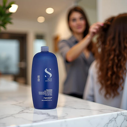 Alfaparf Milano Semi Di Lino Volume Shampoo For Fine Hair – Sulfate Free Volumizing Low Shampoo - Adds Intense Volume, Thickness and Body - Anti-Frizz - Professional Salon Quality