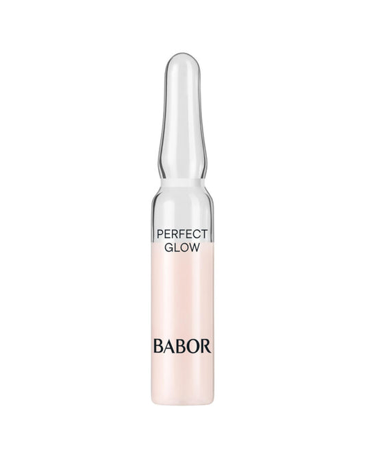 BABOR Perfect Glow Ampoule Serum Concentrates, Perfection Peptide P3 and Glow Pigments to Plump and Even Skin Tone, Brighten and Revitalize Dull and Dry Skin