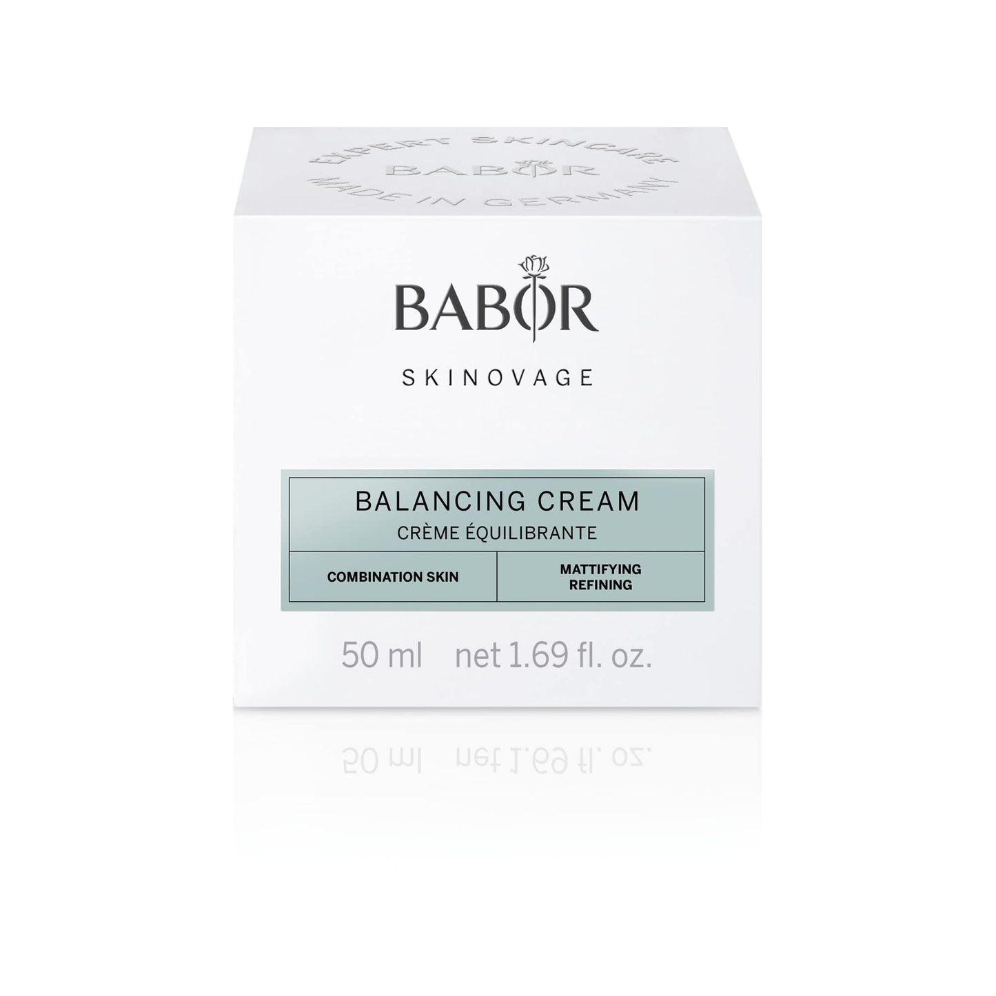 BABOR SKINOVAGE Balancing Cream, Gesichtscreme für Mischhaut, Mattierende Feuchtigkeitspflege für ebenmäßigen Teint, Anti-Aging, 50 ml