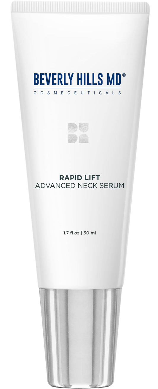 Beverly Hills MD Rapid-Lift Advanced Neck Serum- Reduce Wrinkles & Tone Skin- Anti-Aging Formula for Lifting and Smoothing Sagging Skin on Neck, Chin, & Chest w/Polyphenols (Old Formula)