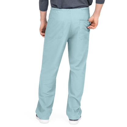 Medline 800NTZXXXL-CA PerforMAX Unisex Reversible Front-Drawstring Scrub Pants, Misty, Size 3XL, Regular Inseam
